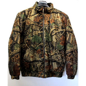 HERTER'S SECLUSION 3D CAMO MEN'S LARGE INSULATED BOMBER PUFFER HUNTING JACKET